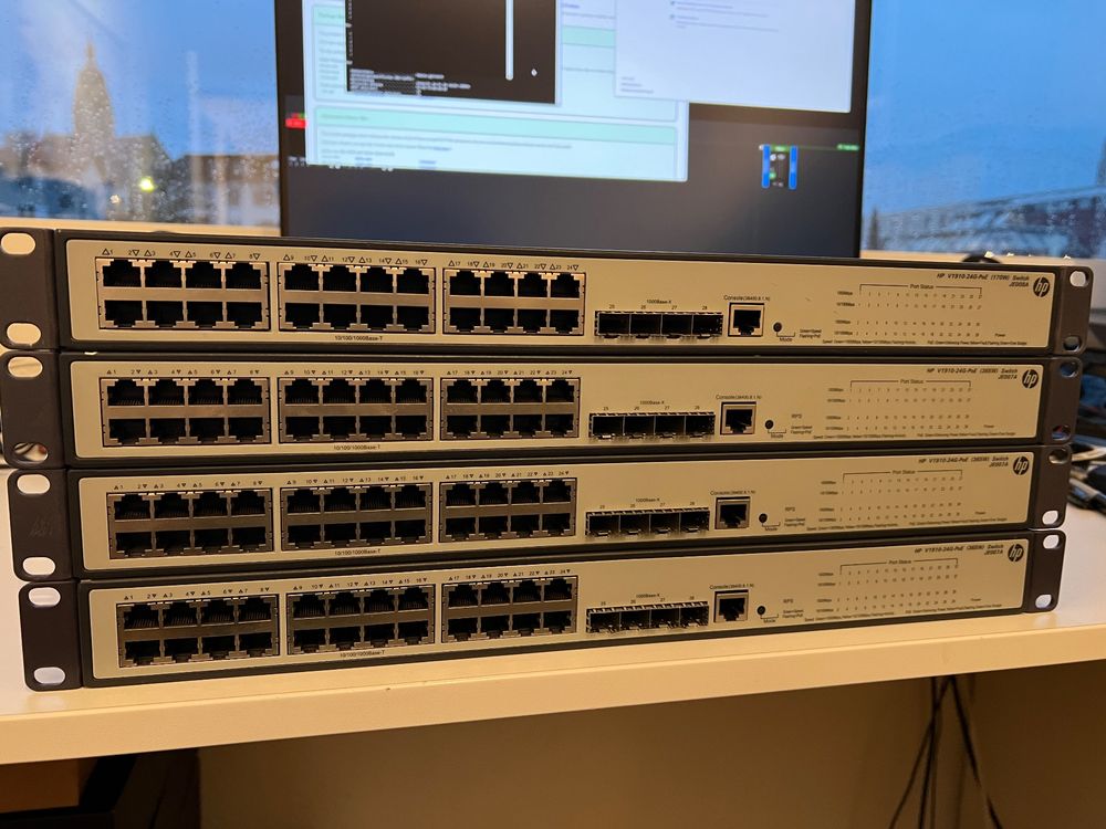 POE Managed Switch HP V1910-24G-PoE | Kaufen auf Ricardo