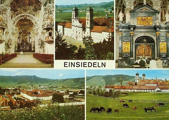 Cartoline postali: EINSIEDELN – Usato da Jona venduto da philajona