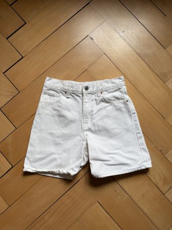 MANGO - High Waist Jeansshorts weiss 34
