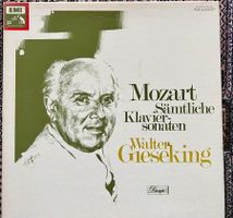 Mozart Sämtliche Klaviersonaten Gieseking 5 LP Box TOP ZUSTA