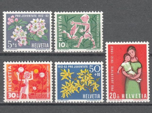 Tutti i francobolli: SBK J193 - J197 postfrisch – Usato da Bürglen TG venduto da StampGraf