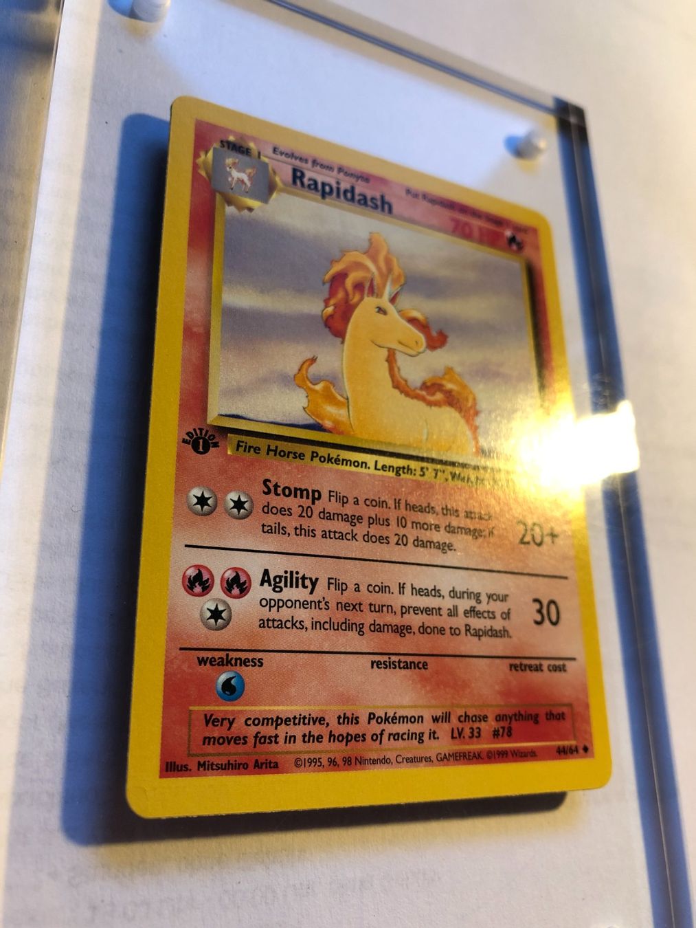 Sammelbilder & Trading cards: Rapidash (uncommon) 1st Jungle - MINT - ab 1.- – Gebraucht aus Giubiasco von dan_pr8b 1