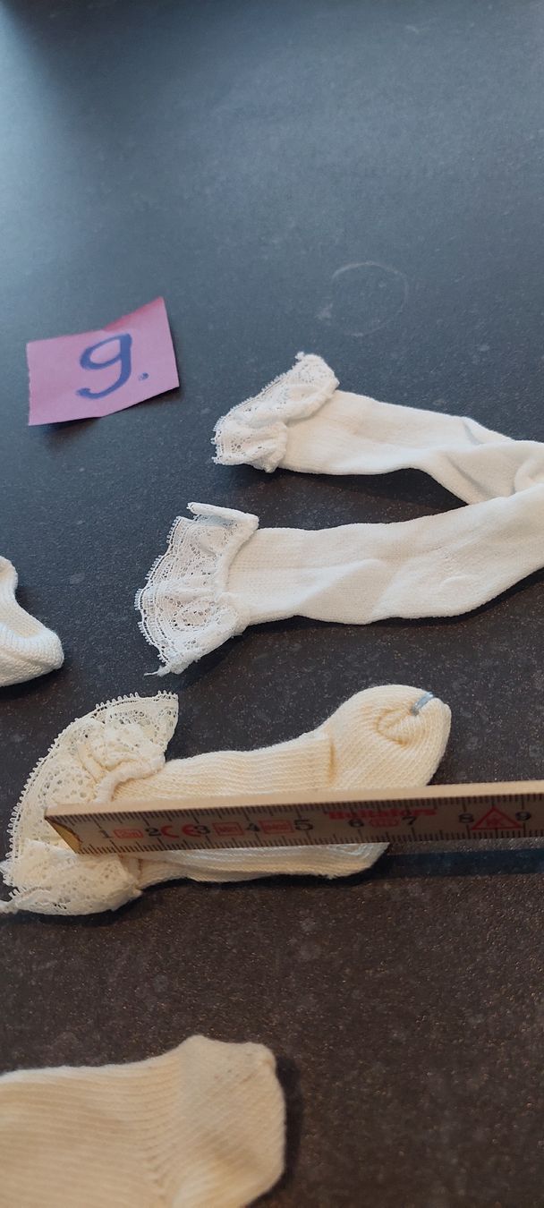 Puppen: 4Paar neue Puppensöckchen mit Spitzen  – Neu (gemäss Beschreibung) aus Muri AG von nindo1 4