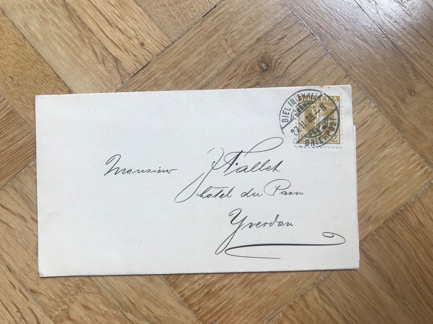 Tous les timbres: 1908, schönes Faltbriefli mit Nr. 101 – D'occasion à stäfa par brandy66