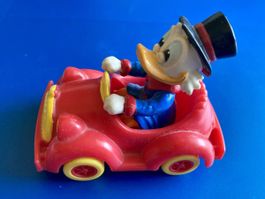 Walt Disney Onkel Dagobert Duck im Auto, Rarität!