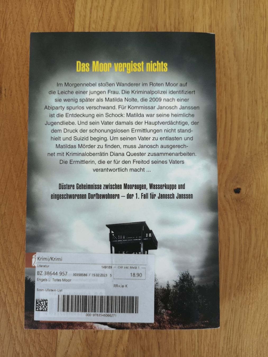 Libri: Lars Engels - Totes Moor – Usato da Kaiseraugst venduto da Haubitz60 1