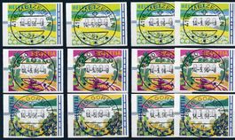 ATM 11-14 Jahreszeiten 4 Sätze 70/90/110/180 Ortsstempel