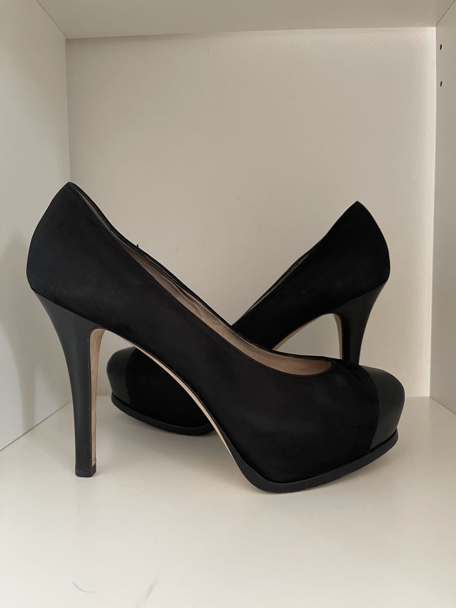 Fendi Scarpe da donna: Fendi black suede high heels size 37.5 – Usato da Lugano venduto da cri_djb 3