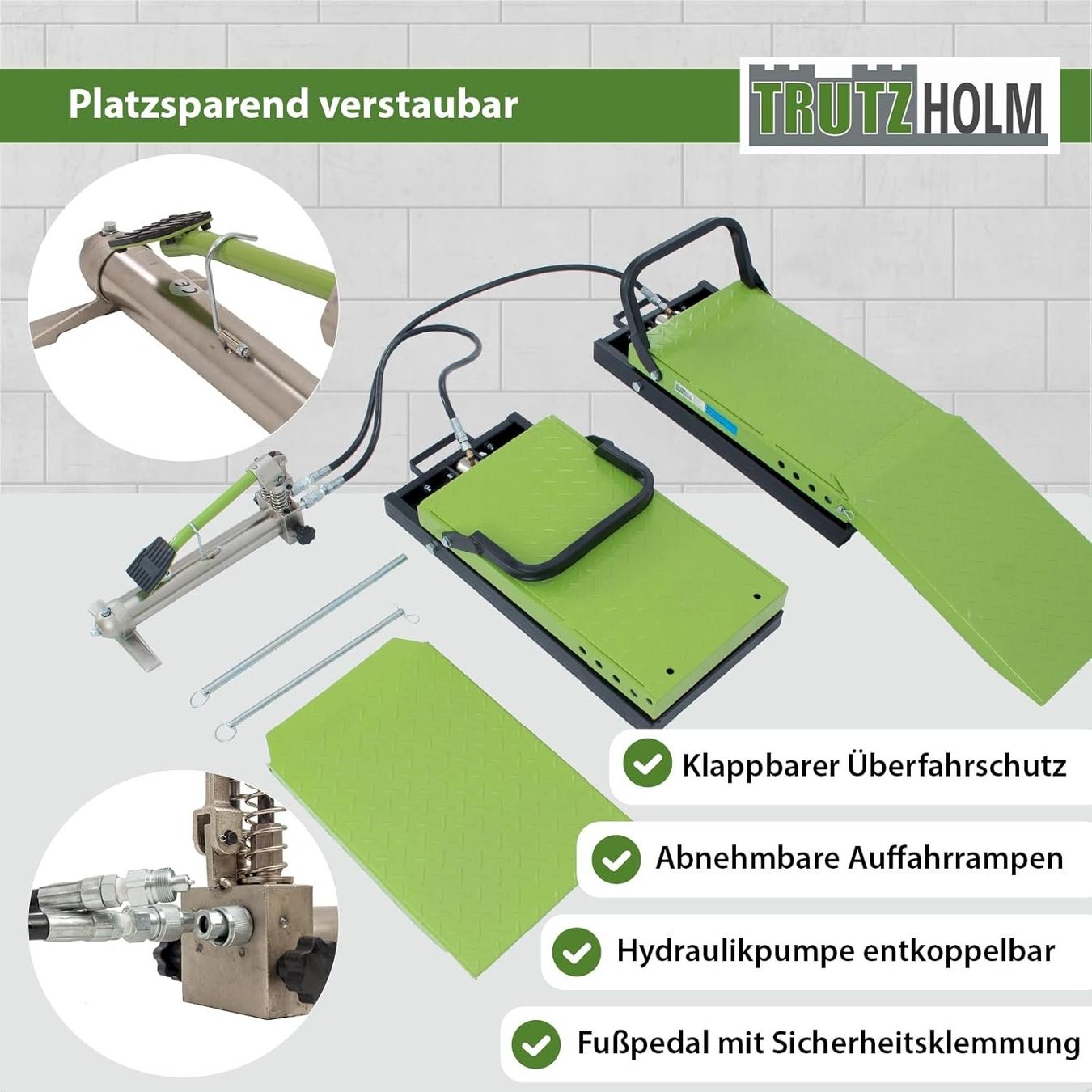 Rampe di accesso: 2x Hydraulische Auffahrrampe 1360kg – Nuovo e nell'imballaggio originale da Bottighofen venduto da zaap 5