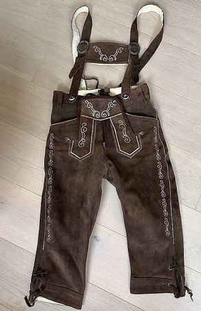 Lederhose braun Grösse S