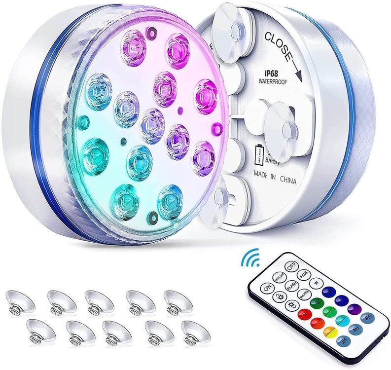 Tidal Wake Unterwasser-LED Für Boote – Plug & Play, 1800 Lumen, Ersetzt 1/2" Ablaufstopfen (Farbe: Blau)