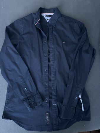Tommy Hilfiger Slim Fit Hemd Dunkelblau – Gr. M