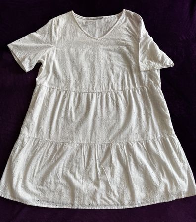 Cecil Sommerkleid Weiss XL, luftig leicht