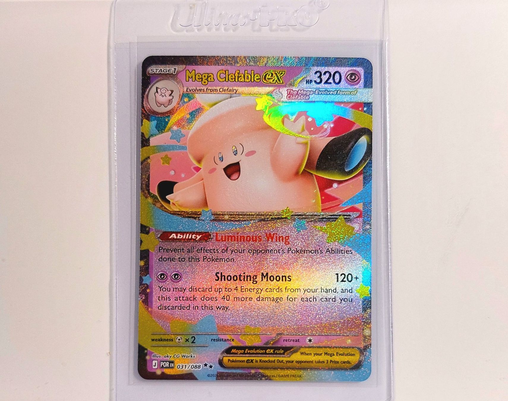Pokémon Carte collezionabili: Pokemon Mega Clefable EX Double Rare ENG 031 Perfect Order – Nuovo (secondo la descrizione) da St. Gallen venduto da jos_vb9j