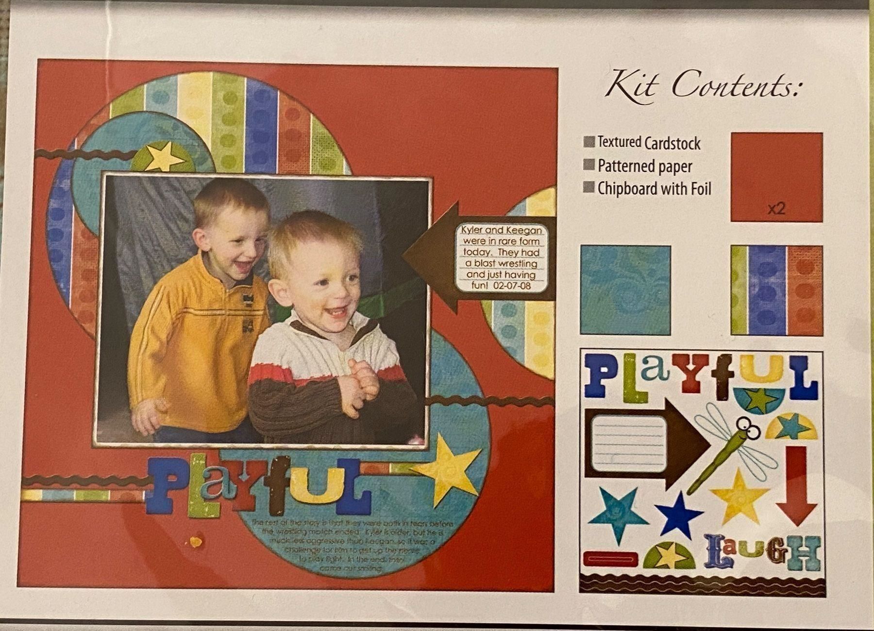 Papiere: Scrapbook Kit-Playful – Neu und originalverpackt aus Wichtrach von Mona1994 1