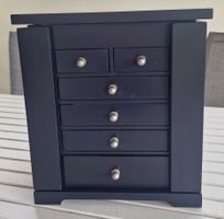 Schmuckkasten/Schmuckschrank schwarz