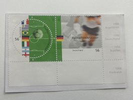 Briefmarke Deutschland Fussball WM 1954-1998, Weltmeister