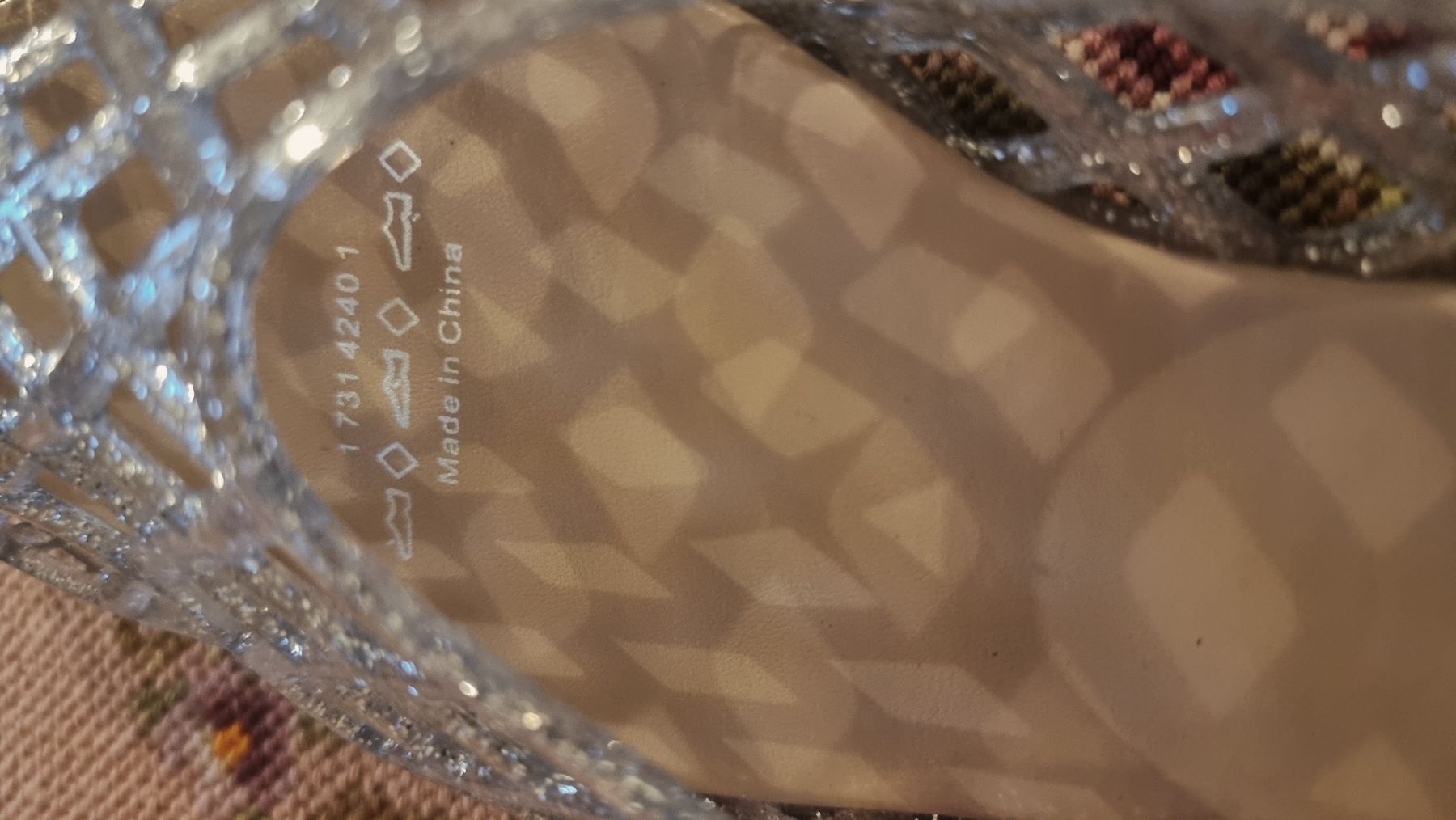 Scarpe da donna: Chaussures ballerines transparentes gr. 39  – Nuovo (secondo la descrizione) da Vevey venduto da fer3ica 1