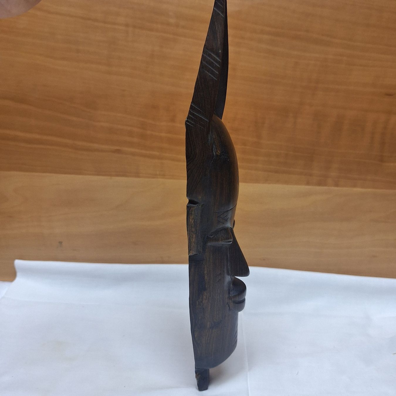 Skulpturen & Statuen: Vintage Holz Figur afrikanisch, Kopf, dunkles Holz – Gebraucht aus Winterthur von Goldpipau 5