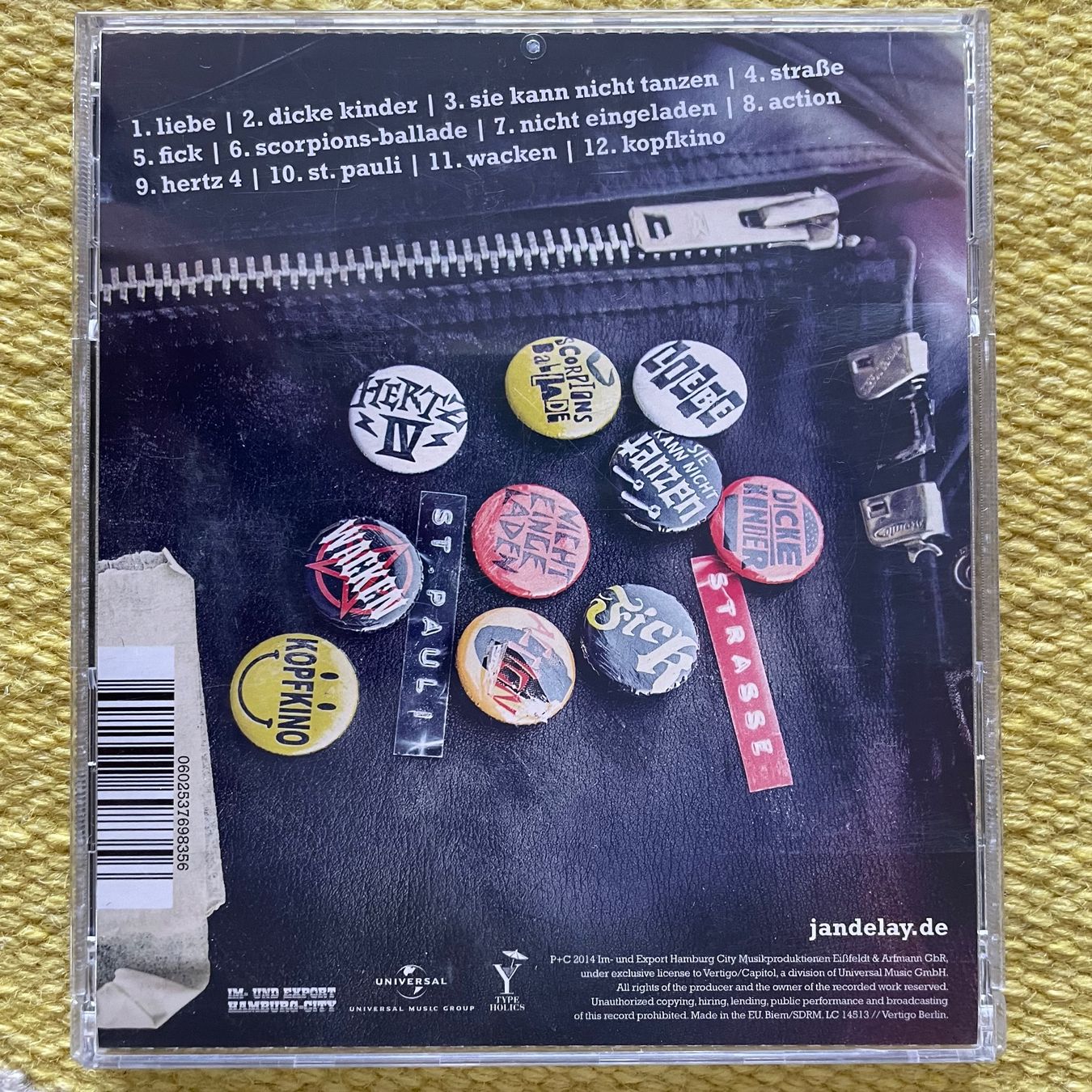 CD: JAN DELAY-HAMMER&MICHEL – Usato da Rorschacherberg venduto da CD-Roli 1