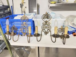 2-strahlige Wandleuchte / Wandlampe
