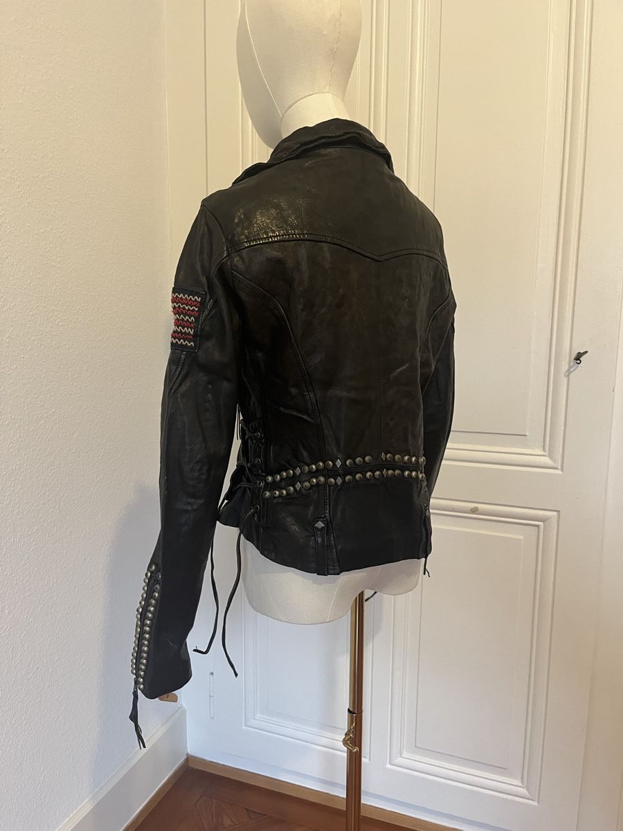 True Religion Giacche: True Religion Leather Jacket, Black, Embellished, Size M – Usato da Mies venduto da nic_yk5d 8