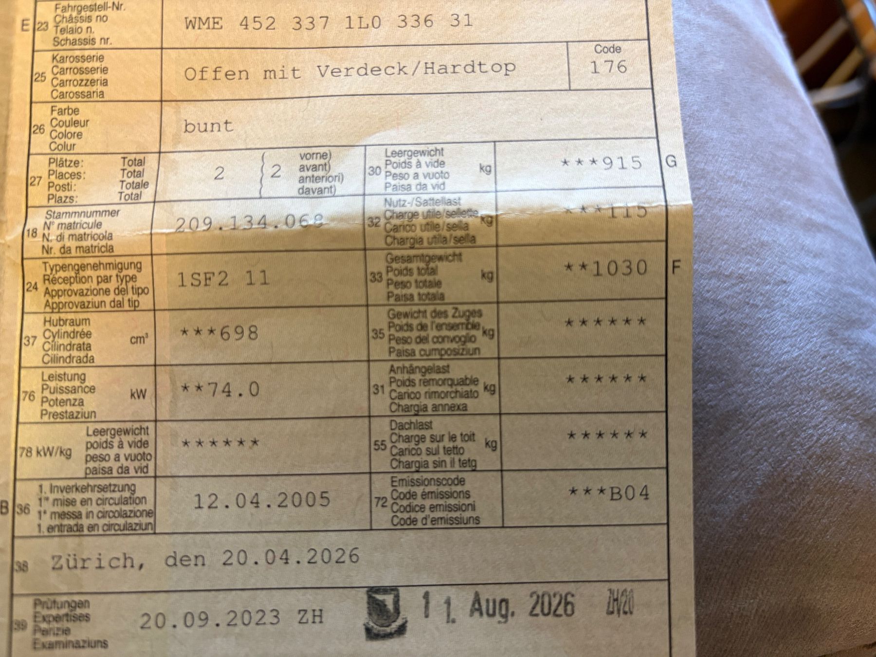 Smart Autos: Smart Roadster Brabus Coupe, Frisch MFK – Gebraucht aus Turbenthal von Steffla 5