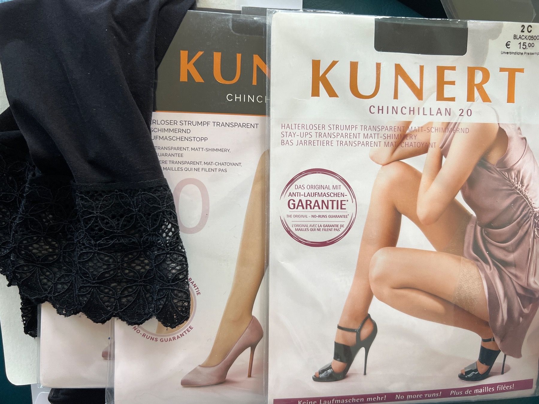 Kunert Calze & Collant: Strümpfe Chinchillan 20D / 25 Fr. – Nuovo e nell'imballaggio originale da Zumikon venduto da DamenFashionShop