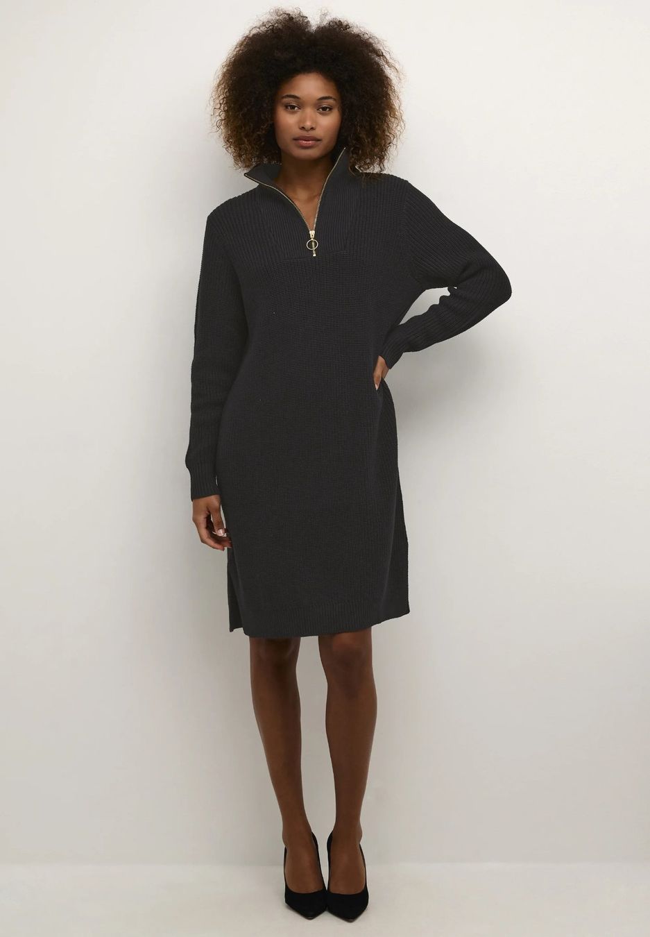 Maglioni & Felpe: KAFFEE Strickleid Long Pullover Kleid Grobstrick Strick – Usato da Zürich venduto da its-love 2