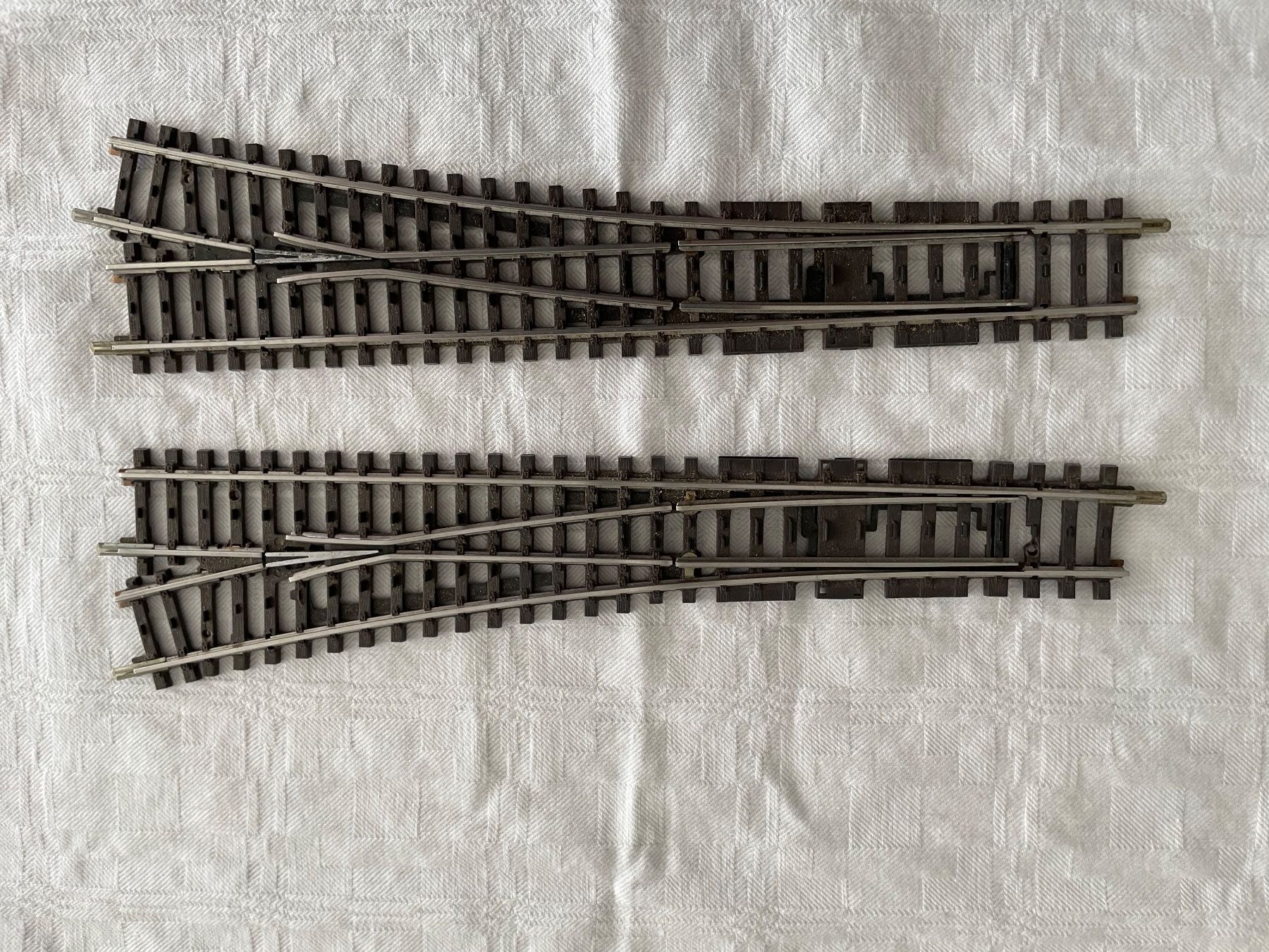 Märklin Modellini di ferrovie: Märklin HO 2271 2x Schlanke Weichen – Usato da Rorschach venduto da Karotten