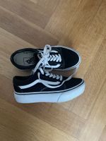 Vans Plateau Schwarz selten getragen