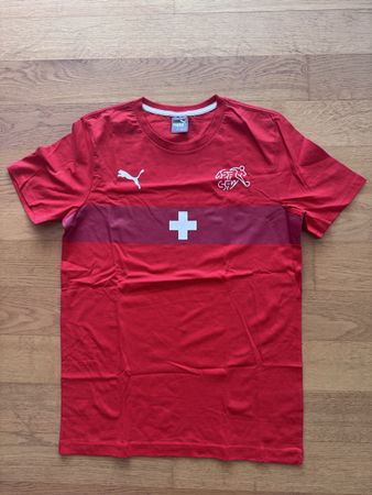 Puma T-Shirt Schweiz Rot Grösse M