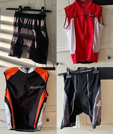 Velokleidung Paket Trikot, Gilet, Velohose 