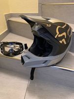 FOX V3 Kila Helm, Gr. L mit Scottbrille