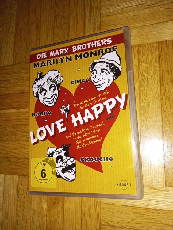 Marx Brothers - Love Happy (1949) introducing Marilyn Monroe (Gebraucht ...