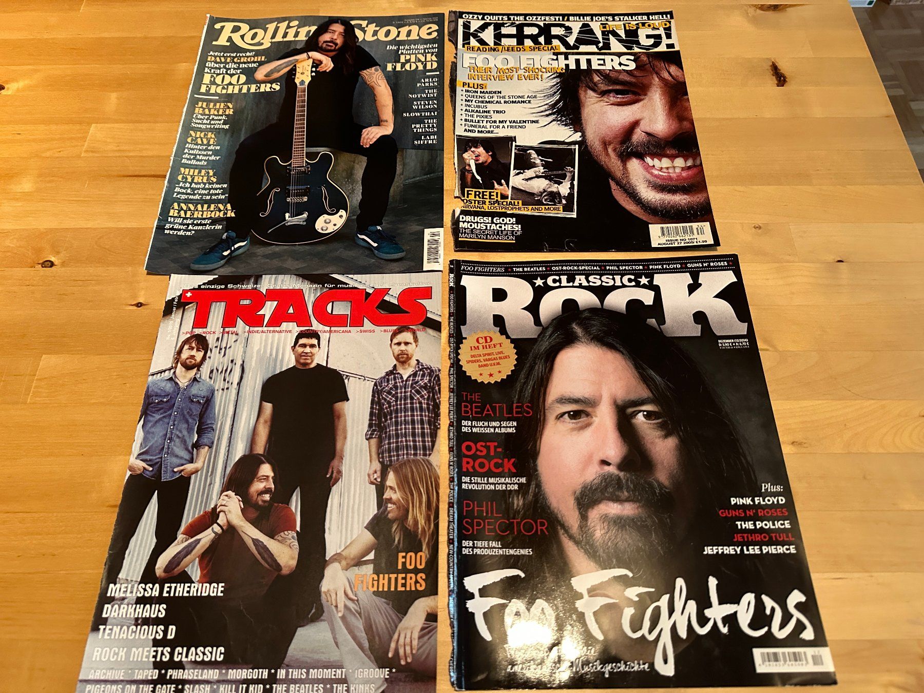 Zeitschriften & Magazine: FOO FIGHTERS DAVE GROHL NIRVANA tolle Berichte + Poster Kult – Gebraucht aus Basel von Partridge 1