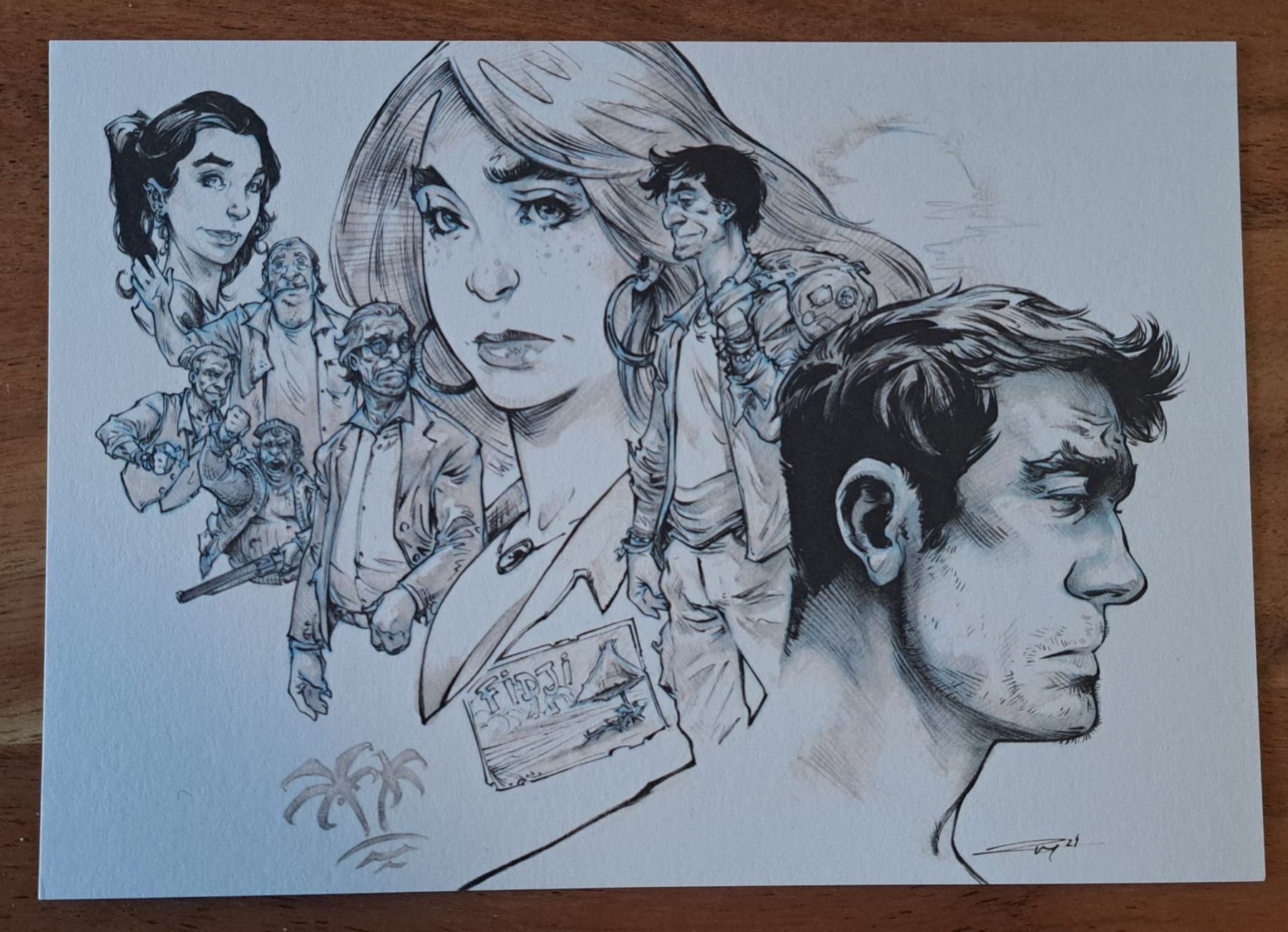 Comics: Ex-Libris FIDJI, neuf – Neu (gemäss Beschreibung) aus Dorénaz von DaWiiD