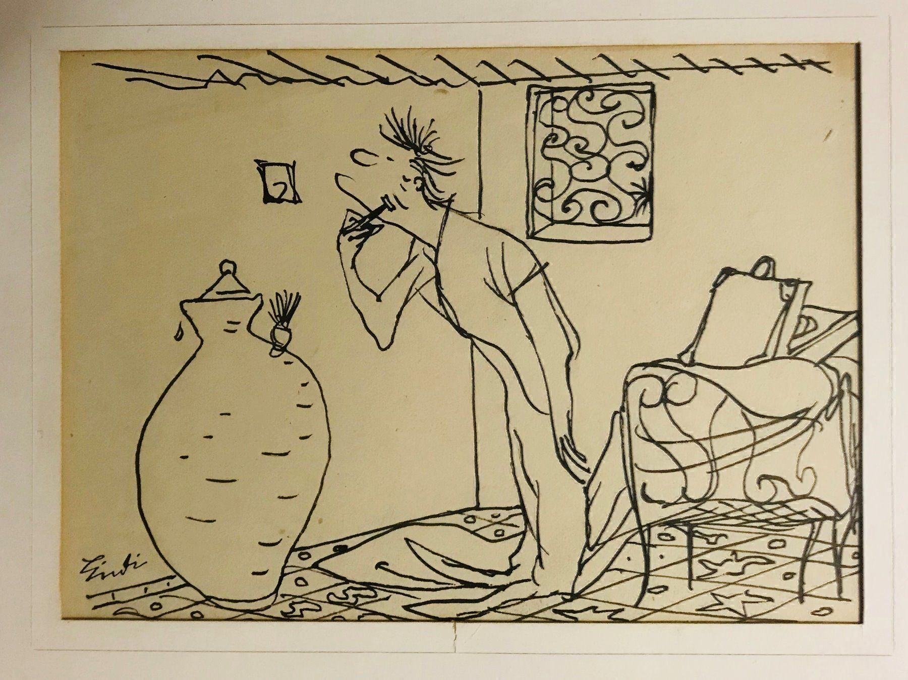 Dipinti: Lindi (Albert Lindegger) – Usato da Einsiedeln venduto da artgallery59 4
