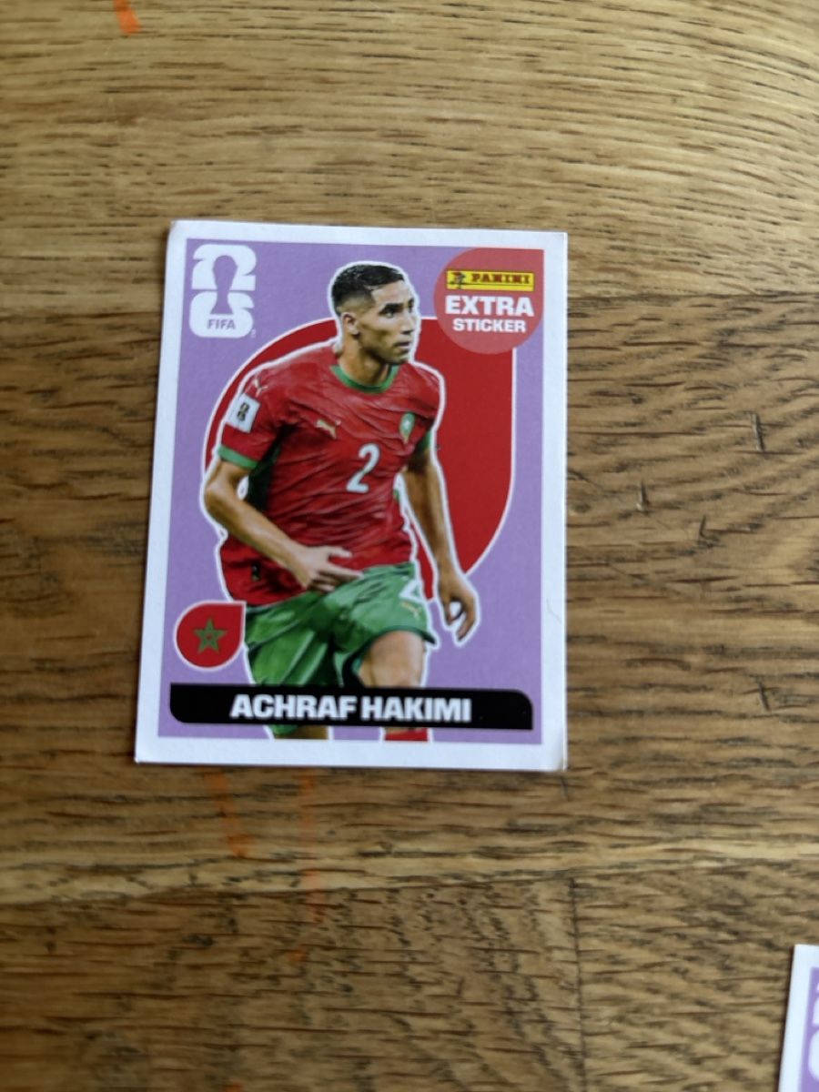 Panini Carte collezionabili: Achraf hakimi extra sticker  – Usato da Basel venduto da BellaTorres