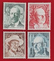 WERBEMARKEN SATZ PORTRÄTS 626 - 629 1979** POSTFRISCH