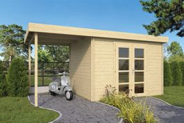 Gartenhaus "EXTRA MODERN" 28mm Wandstärke