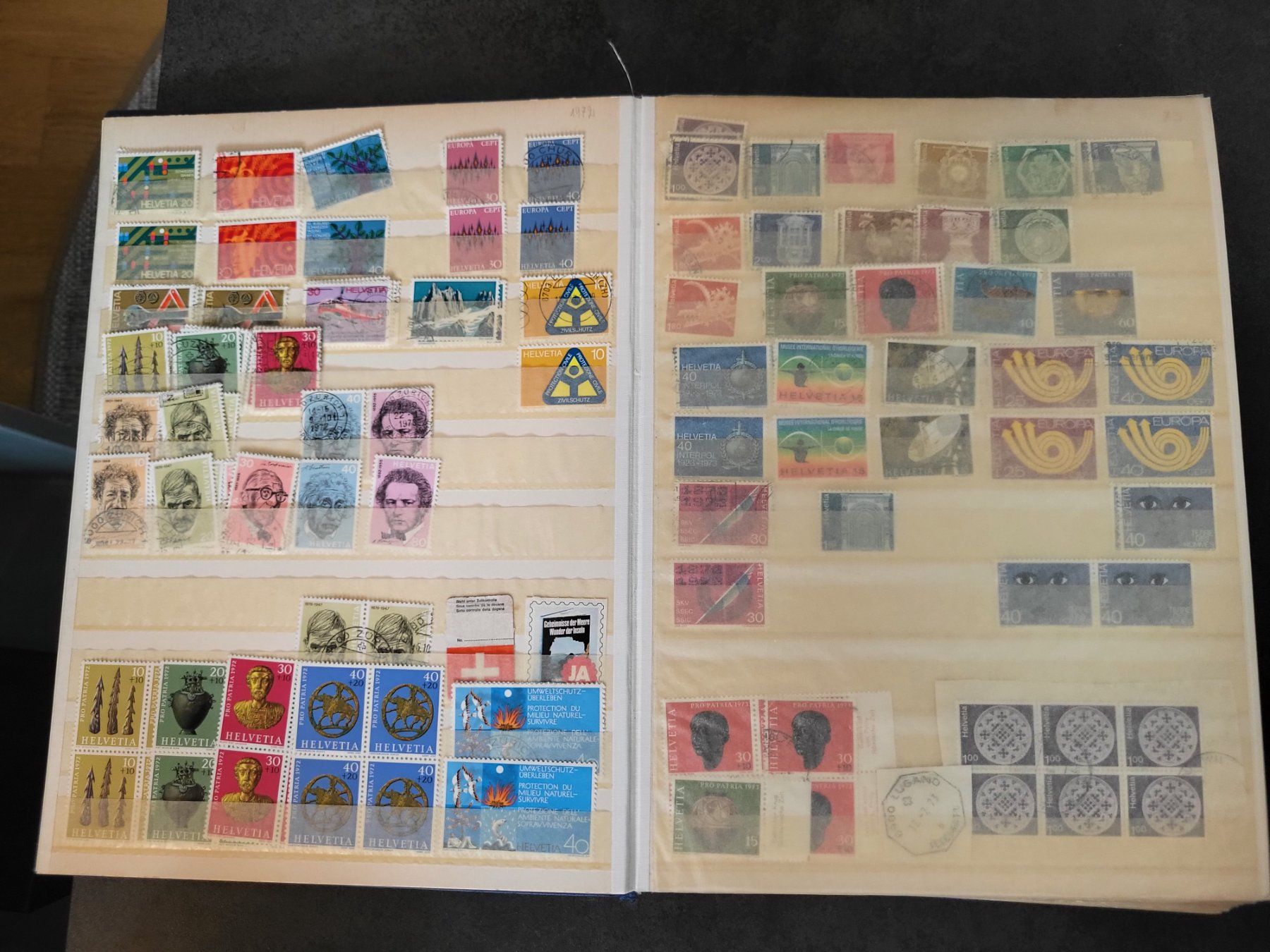 Tutti i francobolli: Sammlung Album Schweiz – Usato da Rümlang venduto da Turrin 2