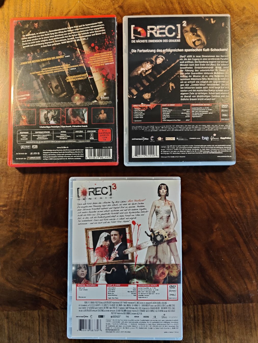 Tutti i DVDs: REC Teil 1-3 – Usato da Wildegg venduto da Retroll 1