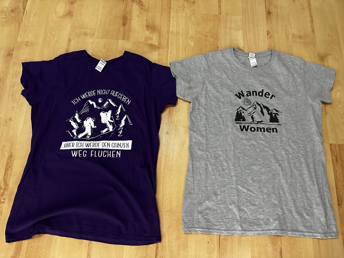 T-shirt: 2 Wander-Shirt Gr. M – Usato da Zofingen venduto da Fdiamant 1