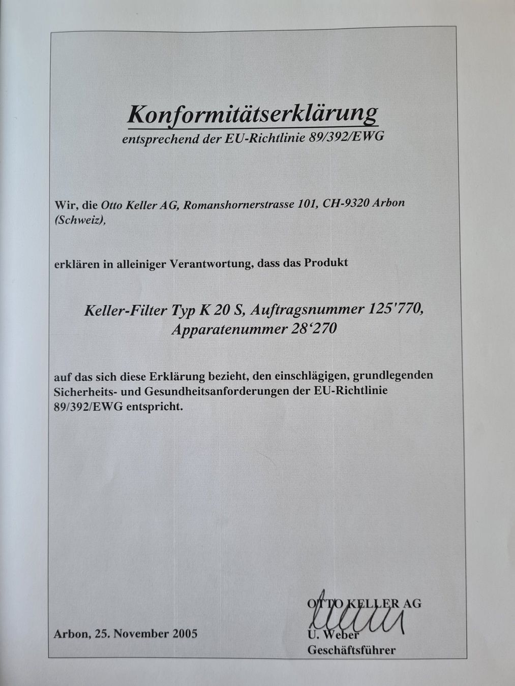 Tutte le macchine: Keller Absauganlage K 20 – Usato da Uetendorf venduto da StiftungU 4