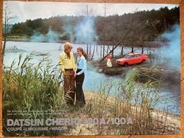 DATSUN CHERRY 120A & 100A CH-Prospekt deutsch brochure