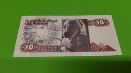 Ägyptische 10 Pfund Note, seltenes Sammlerstück, Top Zustand