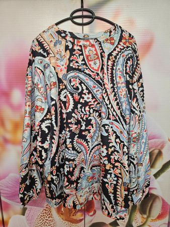 Buntes Damenshirt Grösse: Plus 2XL