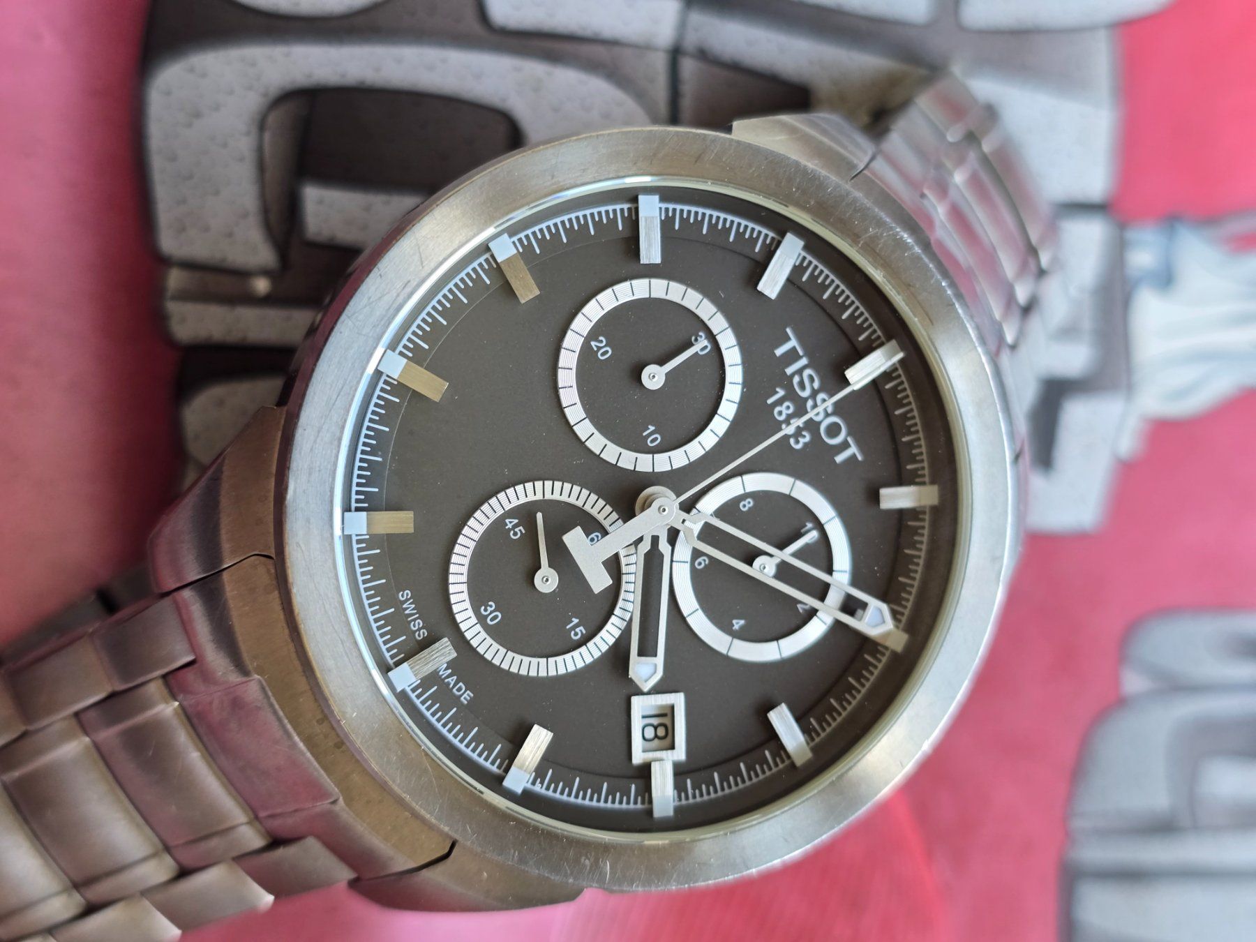 Tissot Orologi: 513 Tissot Titanium Chronograph Jumbo wunderschoen – Usato da Muri AG venduto da Corredor
