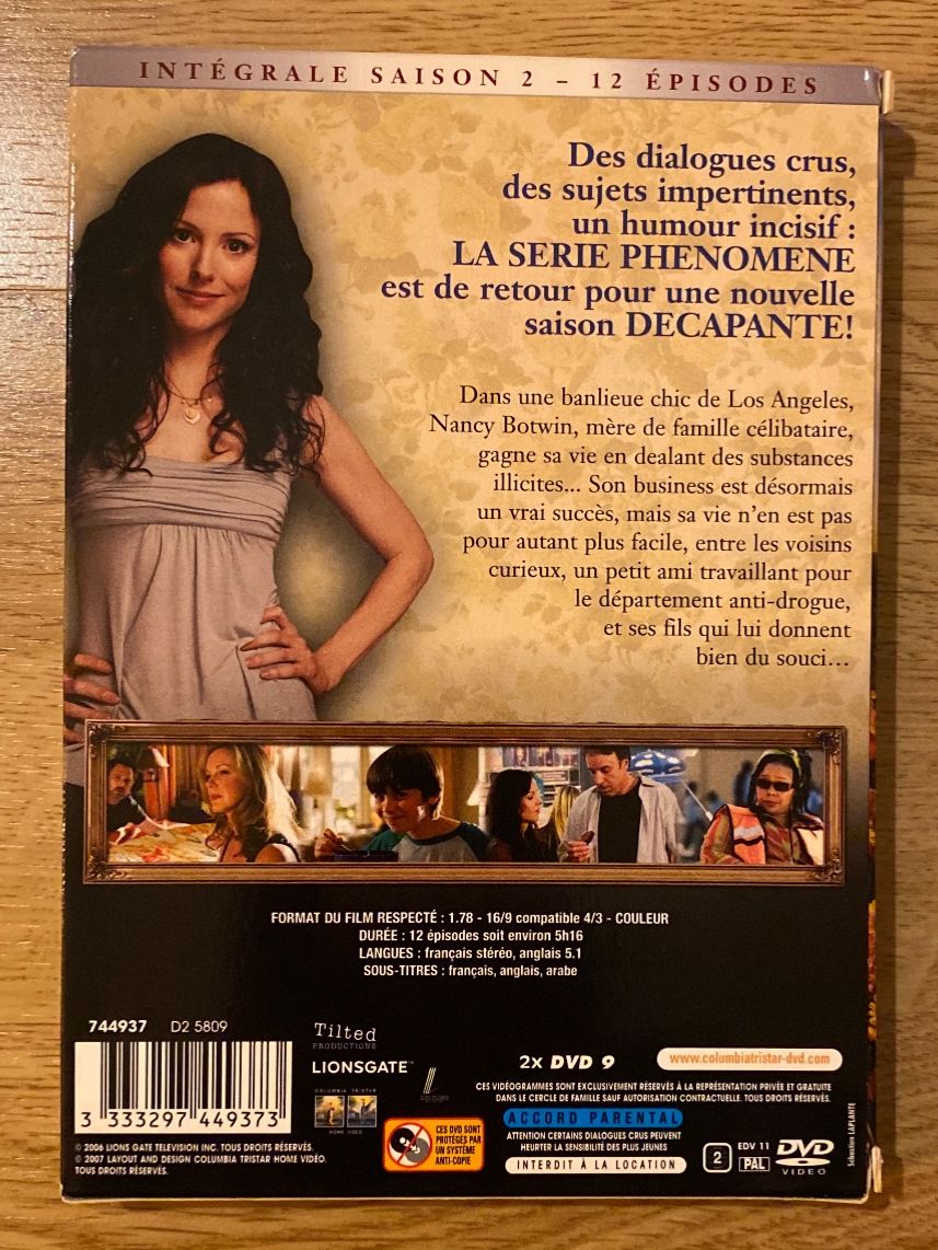 Tous les DVDs: Weeds - Staffel 2 - EN + FR – D'occasion à Rafz par SaintCruz 2